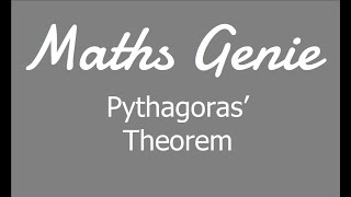 Pythagoras Theorem [upl. by Leasia40]