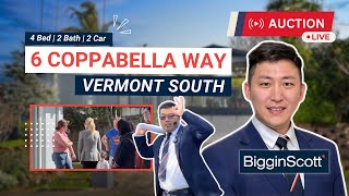 Live Auction  6 Coppabella Way Vermont South  Auction Results Melbourne [upl. by Eriha]