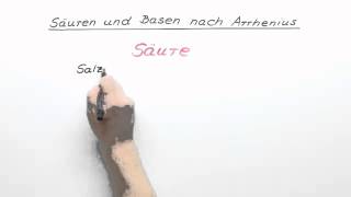 Säuren und Basen  Definition nach Arrhenius  Chemie  Allgemeine und anorganische Chemie [upl. by Ferdinande462]