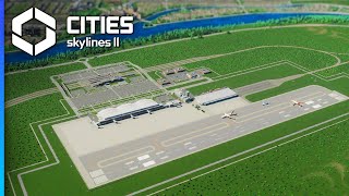 Building a Regional Airport for my 140000 Citizens — Cities Skylines 2 [upl. by Sharron]