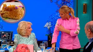 Mirtha Legrand elogió a Jimena Monteverde cuando presentaba el menú quotEstá más elegante que yoquot [upl. by Ynittirb207]