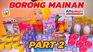 BORONG SEMUA MAINAN DI ALFAMART ADA TELOR DINO 🐣 SODA MELETUS BALON SUPER GEDE 😱 PART 2 [upl. by Zennie]