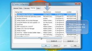 How To Use the System Configuration Utility  MSCONFIG [upl. by Nalahs212]