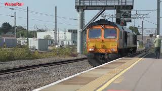 Peterborough Wagon freight in 4K on the 6th September 2024 [upl. by Rafa180]