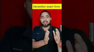 December exam form december exam form [upl. by Emearg]