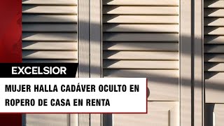 Mujer abre el ropero de su casa y se encuentra un muerto [upl. by Leifer750]