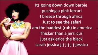 Nicki Minaj  Getting paid LYRICS [upl. by Afra]