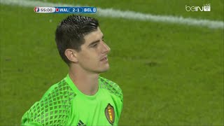 Thibaut Courtois vs Wales  Euro 2016 01072016 HD 720p [upl. by Gardener]