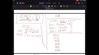 How to calculate EDD and gestational age [upl. by Ainekahs]