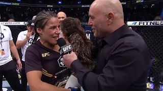 UFC 269 Julianna Peña Octagon Interview  New UFC Bantamweight Champion [upl. by Elleb512]