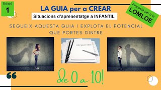 INFANTIL👩🏻‍🏫 MASTERCLASS Situació d’APRENENTATGE pas a pas [upl. by Atsylac]