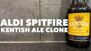 Shepherd Neame Spitfire In Disguise Aldi Kentish Pale Ale Review [upl. by Gladdie]