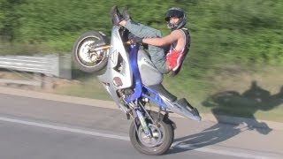 Extreme Freestyle Street Bike STUNTS  ACCIDENTS On Highway MIDDLE OF THE MAP RIDE Stunt Bikers [upl. by Glen]