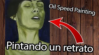 Speed Painting  Retrato Verdaccio  Óleo Time Lapse [upl. by Ydisahc]