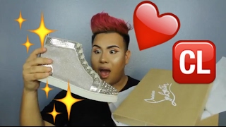 New spring\summer 17 Christian Louboutin Sneaker UNBOXING [upl. by Eical]