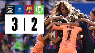 FC Barcelona vs Wolfsburgo 32  Resumen y goles  UEFA Womens Champions League 202223 [upl. by Deana587]