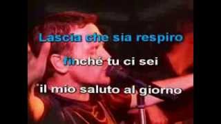 Rocco Service  Franco Simone  Respiro  karaoke con cori [upl. by Anemolihp503]