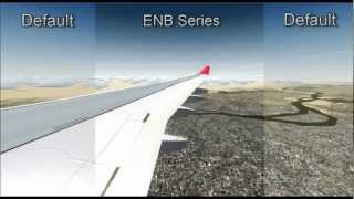 ENB Series vs FSX Default Graphics [upl. by Nyladnewg30]