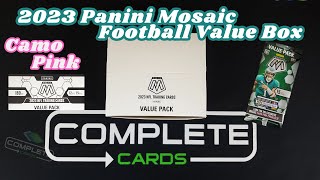 2023 Panini Mosaic Football Value pack box Camo Pink [upl. by Biel56]