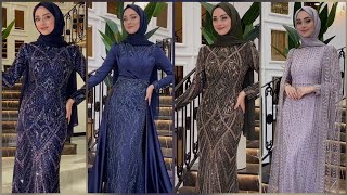 Tesettür Abiye Modelleri Muhteşem Düğün Abiye Elbise  Hijab Wedding Dresses for women فساتين سهرة [upl. by Werd]