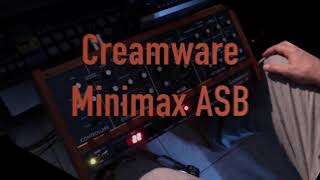 Creamware Minimax ASB  An ambient demo [upl. by Evangelist453]