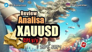 REVIEW Analisa Teknikal XAUUSD tgl 11 Sept 2024 [upl. by Zeitler]