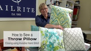 How to Sew a Throw Pillow [upl. by Elli994]