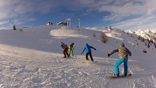 Snowboarding Sauze DOulx Italy HD [upl. by Fagaly171]