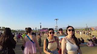 Walking from Sahara Stage to Coachella Main Stage Unedited [upl. by Ollehcram]