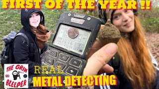 First hunt of 2024 … Real metal detecting uk [upl. by Nazler]