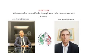 Tutorial Parte 2 Denuncia IO DICO NO a cura degli Avvti Antonio Verdone e Angelo Di Lorenzo di ALI [upl. by Yanehs]