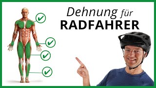 Die 4 BESTEN DEHNÜBUNGEN für Radfahrer Unbedingt beachten [upl. by Sam443]