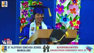 ST ALOYSIUS GONZAGA SCHOOL MANGALURU KINDERGARTEN GRADUATION CEREMONY 2022 23 [upl. by Melita11]