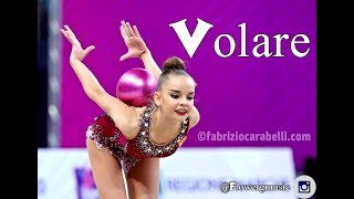 138  Volare with words  music rhythmic gymnastics [upl. by Anirdnajela130]