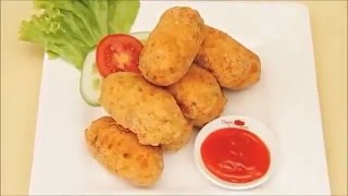 Resep Masakan Kroket Kentang Isi Daging Udang Sajiku [upl. by Gow]