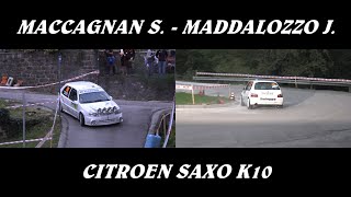 MACCAGNAN S  MADDALOZZO J  RALLY PIANCAVALLO 2023  CITROEN SAXO K10  VIDEOCLIP [upl. by Lisabeth]