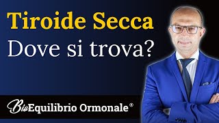 Dove si trova la tiroide secca [upl. by Anaiek]