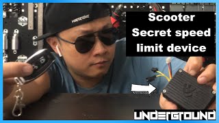 Electric Scooter secret Speed Limit Remote Control  Underground [upl. by Edy]