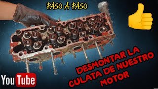 COMO DESMONTAR LA CULATA DEL MOTOR  PARTE 2 [upl. by Notsla711]