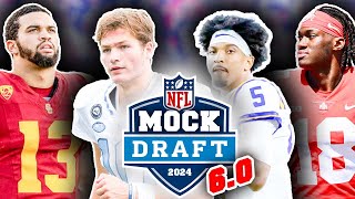 2024 NFL FirstRound Mock Draft For All 32 Picks 60 THE DRAFT IS SET  TPS [upl. by Ile]