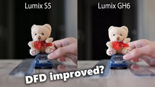 DFD autofocus improvement Panasonic Lumix S5 vs GH6 [upl. by Mcallister555]