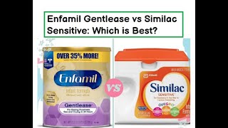 Enfamil Gentlease vs Similac Sensitive Which is Best [upl. by Nomaid]