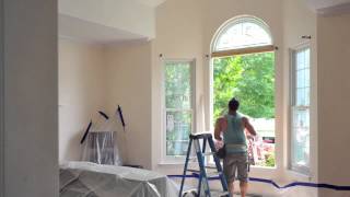 Circle Top  Double Hung Windows  Installation and Photos [upl. by Aohsoj988]