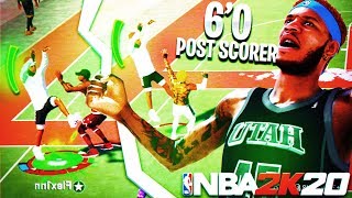 this 60 POST SCORER Build DOMINATES EVERYONE BEST BUILD NBA 2K20 [upl. by Dorice]