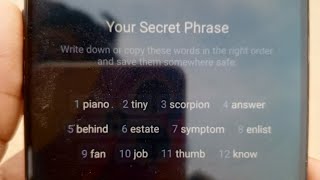 Trust wallet secret phrase how to recover trust wallet how to hack trust wallet trustwallet [upl. by Mashe]