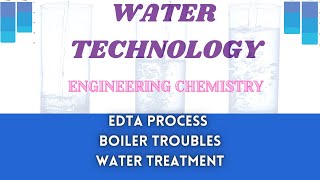 Water Technology  Unit2  EDTA Method  Engineering Chemistry [upl. by Jard]