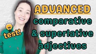 Comparative amp Superlative Adjectives  English Grammar Lesson with PDF amp Quiz [upl. by Inajna]