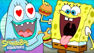 SpongeBobs Hungriest Moments 🤤  SpongeBob [upl. by Biddie]