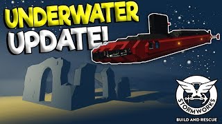 UNDERWATER MISSION UPDATE amp SECRET LOST CITY  Stormworks Build and Rescue Update Gameplay [upl. by Matilde322]