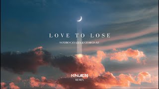 Sandro Cavazza amp Georgia Ku  Love to Lose Kauen remix [upl. by Ythomit714]